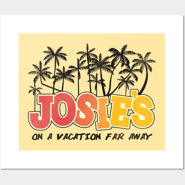 Josie's On a Vacation Far Away Wall Art by darklordpug